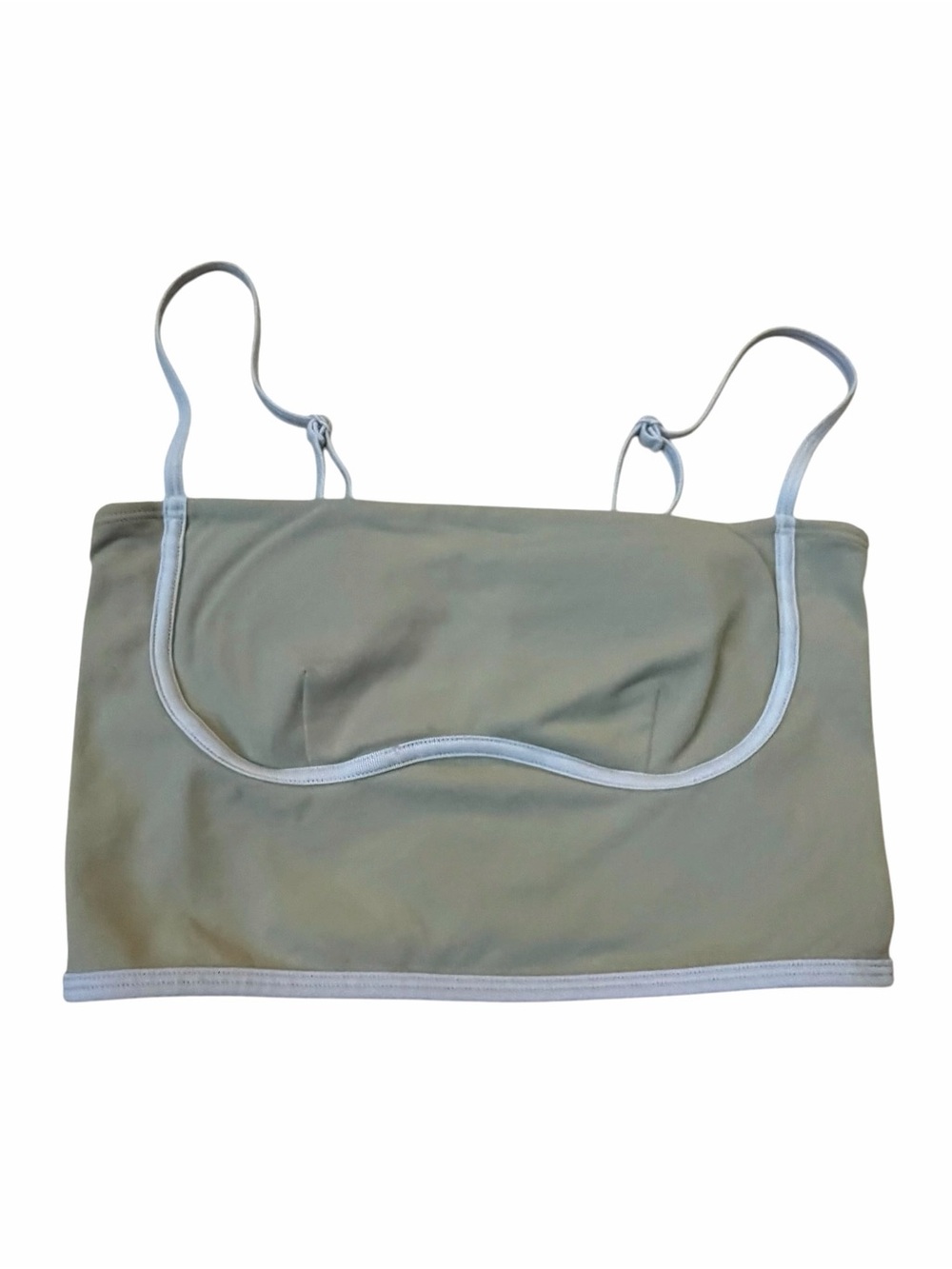 Alo Yoga Airbrush Streamlined Bra Tank Tan Taupe Size Small